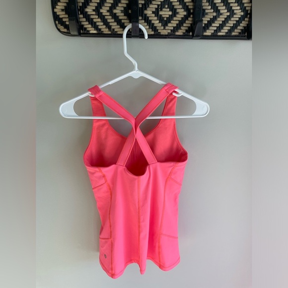 Lululemon Kanto Catch Me Tank Top - Coral Pink - Size 6 - Picture 7 of 14